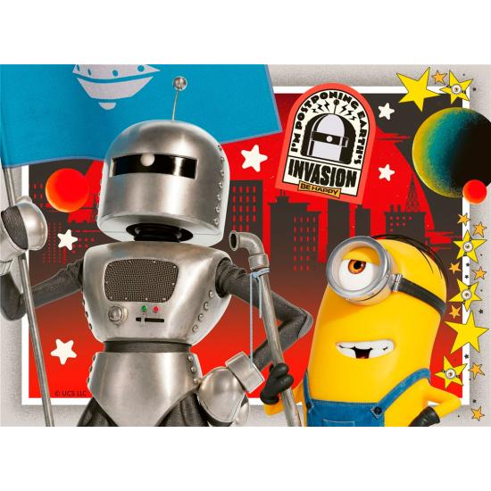 Puzzle Ravensburger Minions III Progressivo de 12+16+20+24 Pç