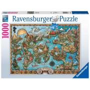 Puzzle Ravensburger Misterioso Atlantis 1000 Peças