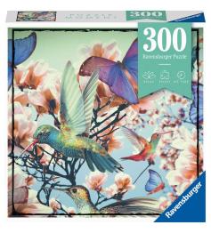 Puzzle Ravensburger Moment Beija-flor e Borboleta 300 peç