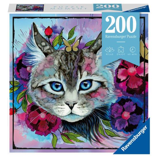 Puzzle Ravensburger Momento Gato de 200 peças