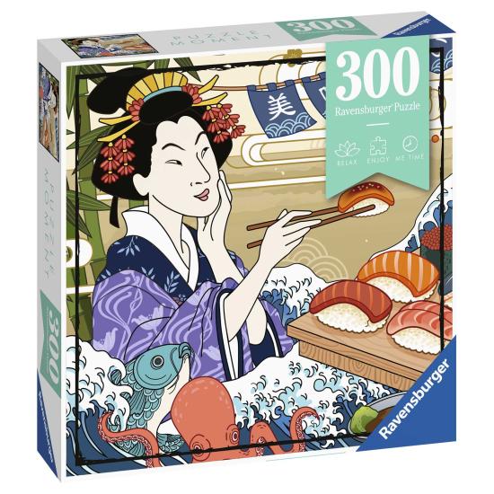 Puzzle Ravensburger Moment Sushi de 300 peças Puzzle Ravensburger Moment Sushi de 300 peças