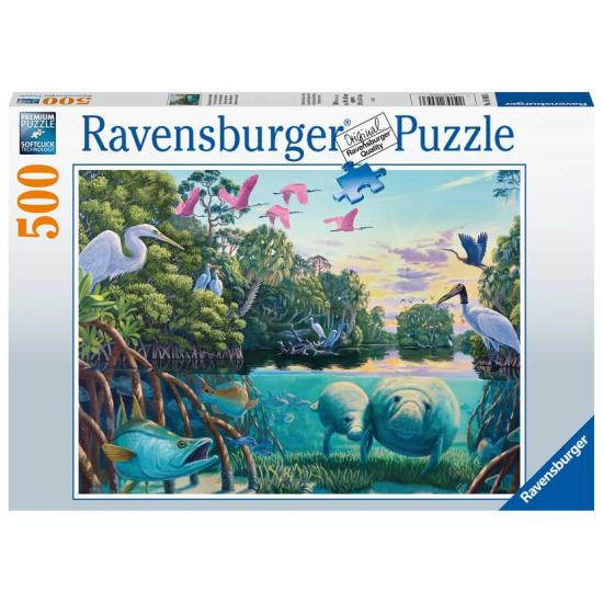 Ravensburger Manatee Moments 500 peças Puzzle Ravensburger Manatee Moments 500 peças Puzzle