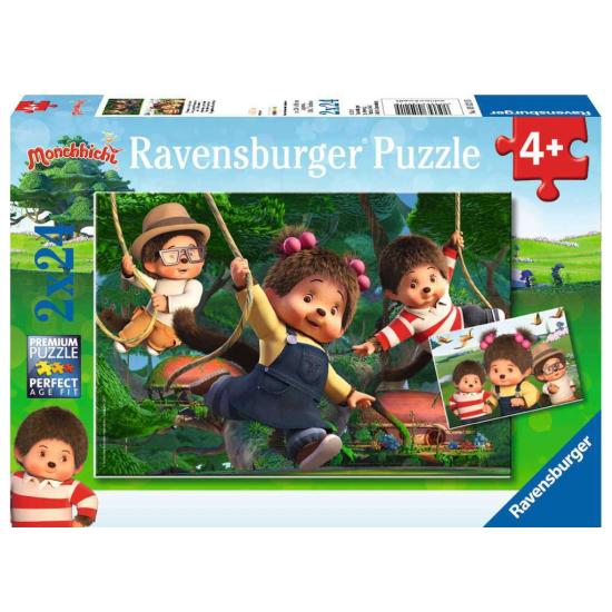 Puzzle Ravensburger Monchhichi Adventure Companions 2x24 peças