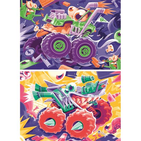 Puzzle Ravensburger Monster Trucks de 2x24 Peças