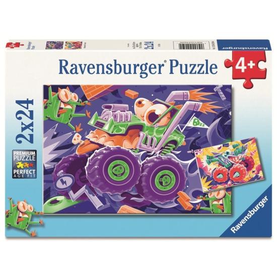 Puzzle Ravensburger Monster Trucks de 2x24 Peças