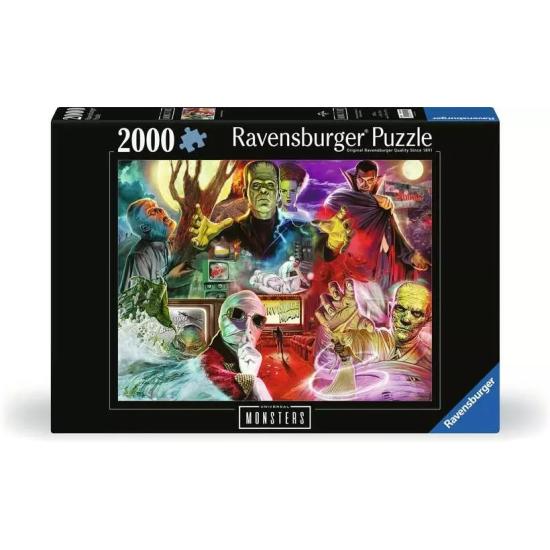 Puzzle Ravensburger Monstros Da Universal de 2000 Peças