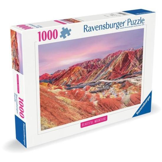 Puzzle Ravensburger Montanhas do Arco-íris, China de 1000 peças
