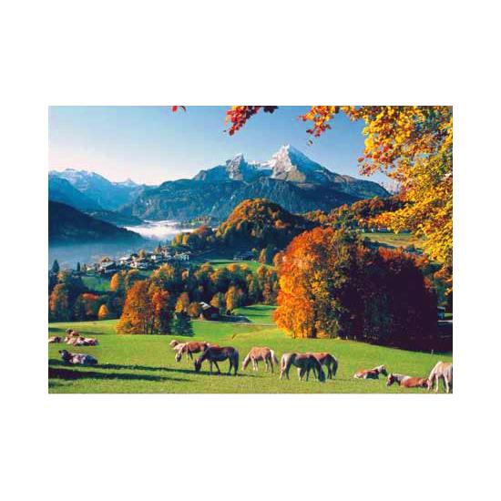 Puzzle Watzmann Ravensburger Mountain Valley 1000 peças