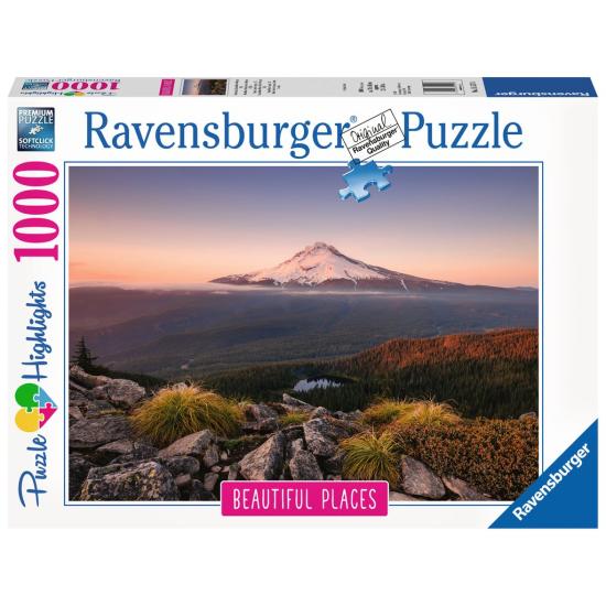 Ravensburger Mount Hood, Oregon, EUA, Puzzle de 1000 peça