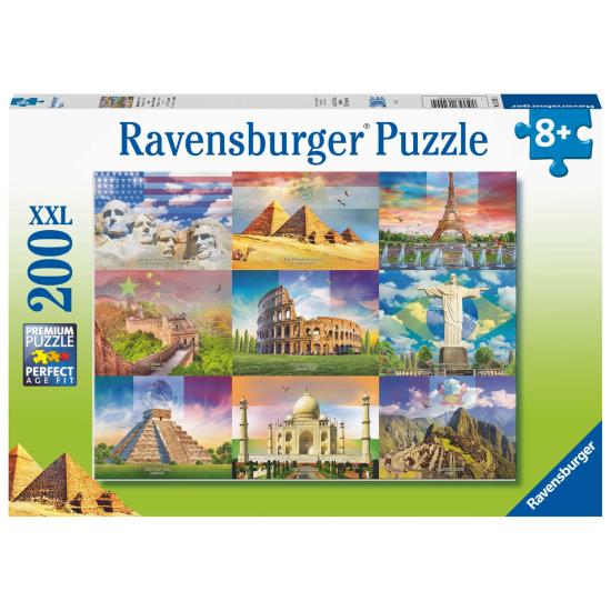 Puzzle Ravensburger Monumentos Mundiais XXL de 200P