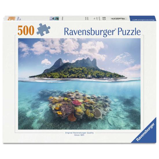 Puzzle Ravensburger Mundo Insular E Coralino 500 Peças
