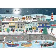 Puzzle Ravensburger Natal No Porto de 1000 peças