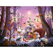 Puzzle Ravensburger Natal na Floresta 2000 peças