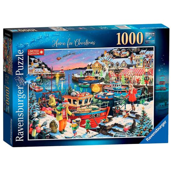 Puzzle de Natal família Ravensburger 1000 peças