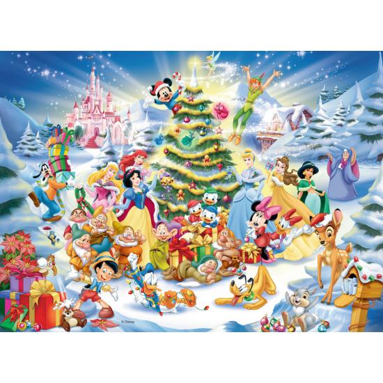 Puzzle de Natal Disney Ravensburger 100 peças Puzzle de Natal Disney Ravensburger 100 peças