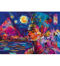 Puzzle Ravensburger Nefertiti no Nilo de 1000 peças