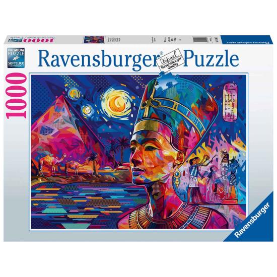 Puzzle Ravensburger Nefertiti no Nilo de 1000 peças