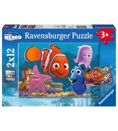 Puzzle Ravensburger Nemo, Little Fugitive 2x12 peças