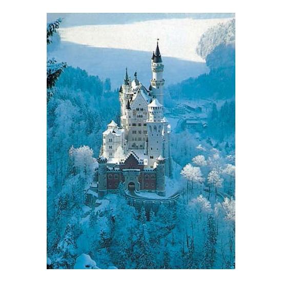 Puzzle Ravensburger Castelo do Rei Louco Inverno 1500 Peç