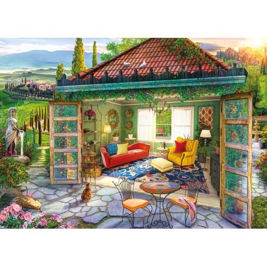 Puzzle Ravensburger Oasis na Toscana 1000 peças Puzzle Ravensburger Oasis na Toscana 1000 peças