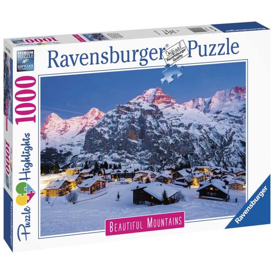 Puzzle Ravensburger Oberland Bernés, Suiça de 1000 Peças