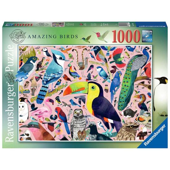 Puzzle Ravensburger Amazing Birds 1000 peças