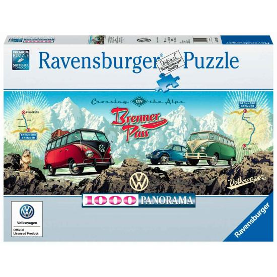Puzzle Ravensburger Panorama Camper VW 1000 peças