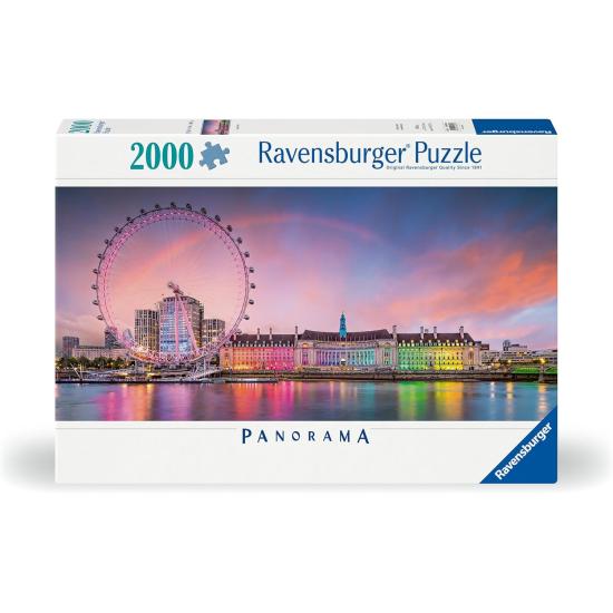Puzzle Ravensburger Panorama Linda Londres 2000 peças