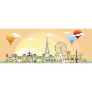 Puzzle Ravensburger Panorama Paris de 1000 Peças