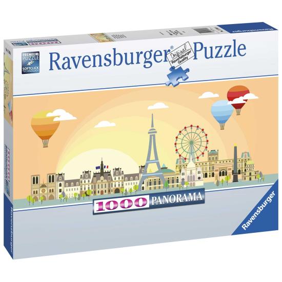 Puzzle Ravensburger Panorama Paris de 1000 Peças