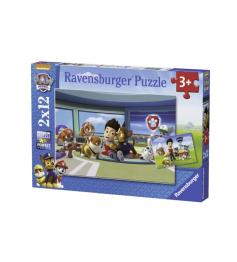 Patrulha Canina Ravensburger Puzzle 2x12 Peças