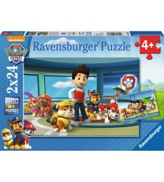 Patrulha Canina Ravensburger Puzzle 2x24 Peças