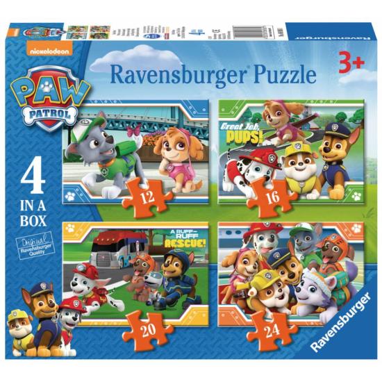 Patrulha Pata de Ravensburger, Progressiva de 12+16+20+24 P