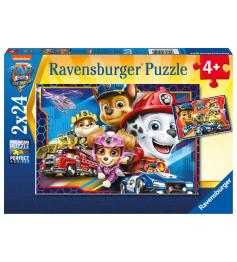 Puzzle Ravensburger Patrulha Canina de 2x24 peças