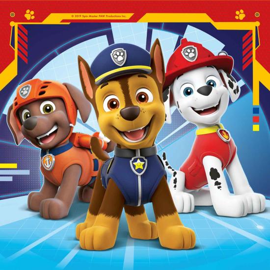 Puzzle Patrulha Canina Ravensburger 3x49 peças Puzzle Patrulha Canina Ravensburger 3x49 peças