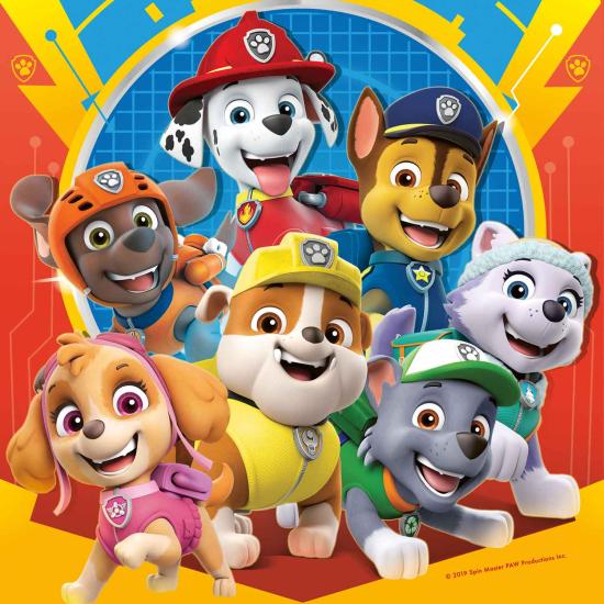 Puzzle Patrulha Canina Ravensburger 3x49 peças Puzzle Patrulha Canina Ravensburger 3x49 peças