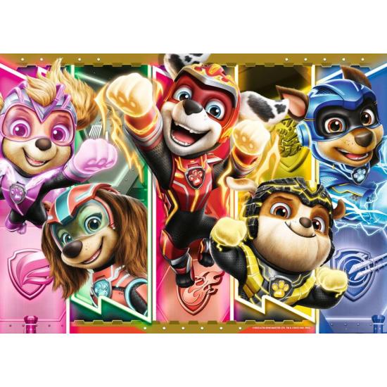 Puzzle Ravensburger Paw Patrol Mighty Movie de 4x42 peças