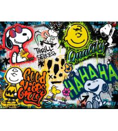 Puzzle Ravensburger Peanuts Graffiti de 500 Peças