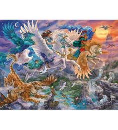 Puzzle Ravensburger Pégaso E Amigos de 2000 peças