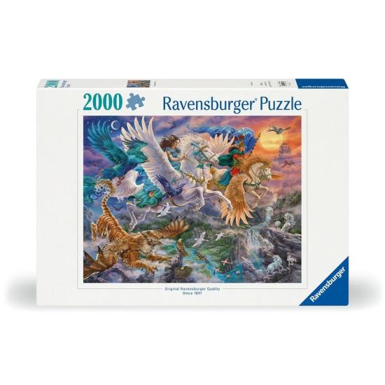 Puzzle Ravensburger Pégaso E Amigos de 2000 peças
