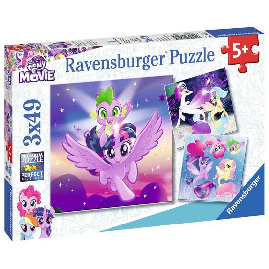 Puzzle Ravensburger Meu Pequeno Pônei, O Filme 3 x 49 Peç
