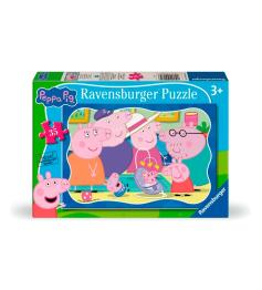 Puzzle Ravensburger Peppa Pig de 35 Peças