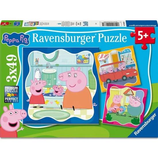 Puzzle Ravensburger Peppa Pig 3x49 Peças