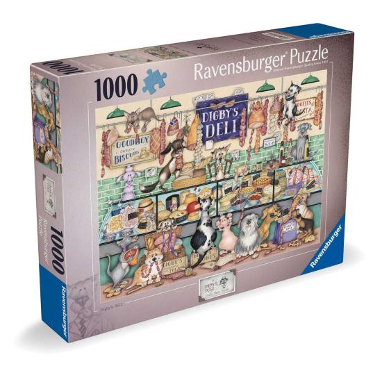 Puzzle Ravensburger Cães Elegantes Delicatessen Do Digby de 1000