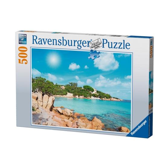 Puzzle Ravensburger Beach na Sardenha 500 peças