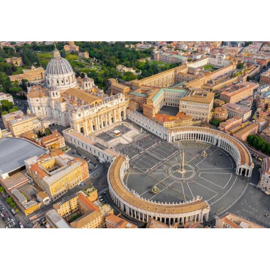 Puzzle Ravensburger Praça de São Pedro, Roma de 300 Peças Puzzle Ravensburger Praça de São Pedro, Roma de 300 Peças
