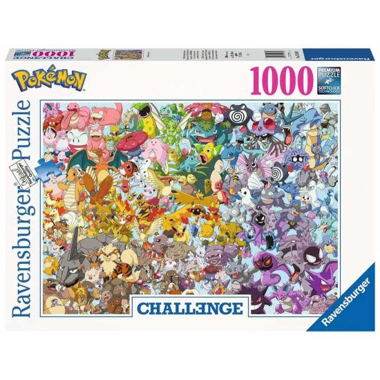 Puzzle Pokémon Ravensburger Challenge 1000 peças