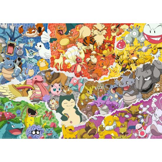 Puzzle Pokémon Ravensburger Challenge 1000 peças