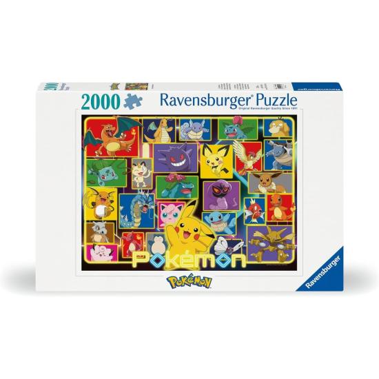 Puzzle Ravensburger Pokemon 2000 peças Puzzle Ravensburger Pokemon 2000 peças