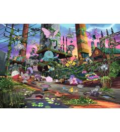Puzzle Ravensburger Pokemon Joelton E Usina Termoelétrica 1000 p